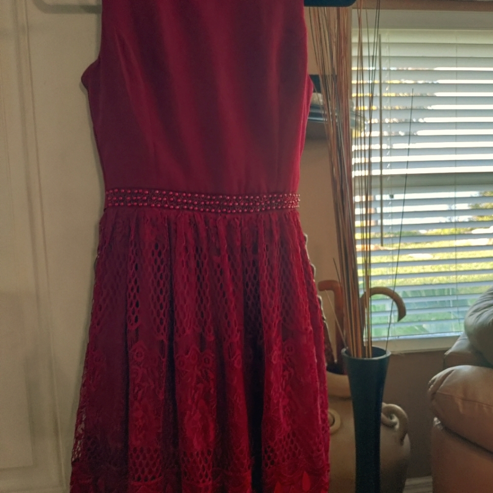 Red dress